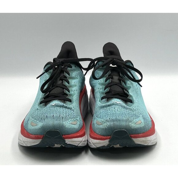 Hoka One One Men's Teal Aquarelle Clifton 8 Running Athletic Shoes Sz 11.5D 3021 - Picture 8 of 16